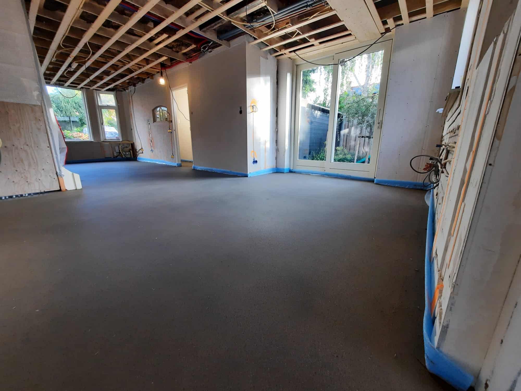 Verbouwing begane grond september 2025